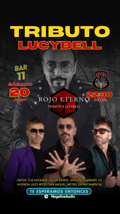 Rojo Eterno tributo a Lucybell unplugged 