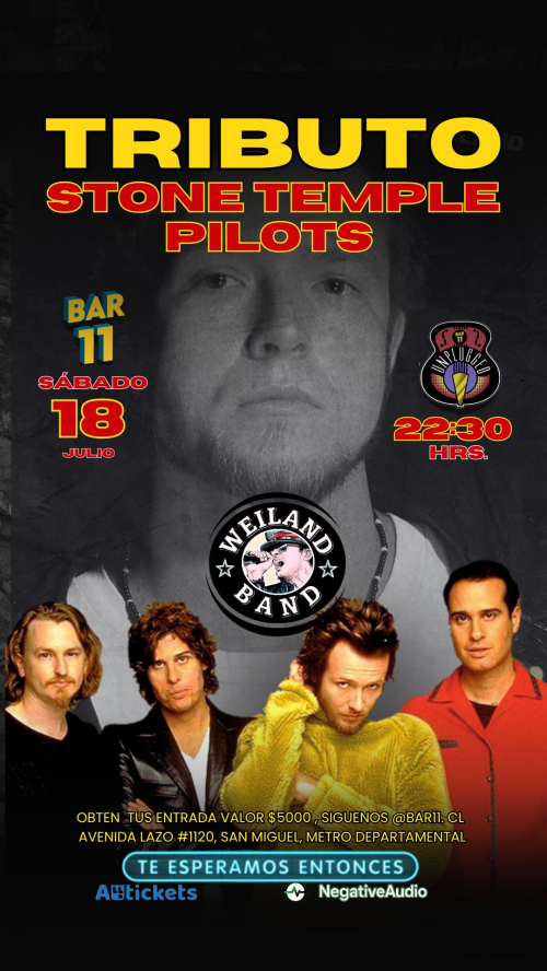 THE WEILAND TRIBUTO A STONE TEMPLE PILOTS EN BAR 11