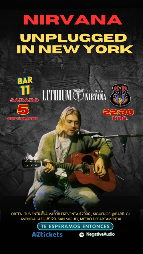 LITHIUM TRIBUTO A NIRVANA UNPLUGGED 