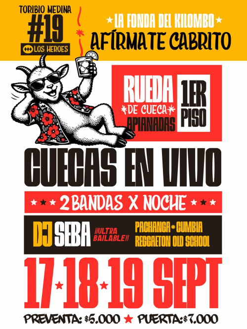 Fonda AFIRMATE CABRIT@!! en el Kilombo