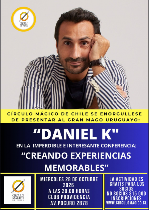 Conferencia: Daniel K, Creando Experiencias Memorables