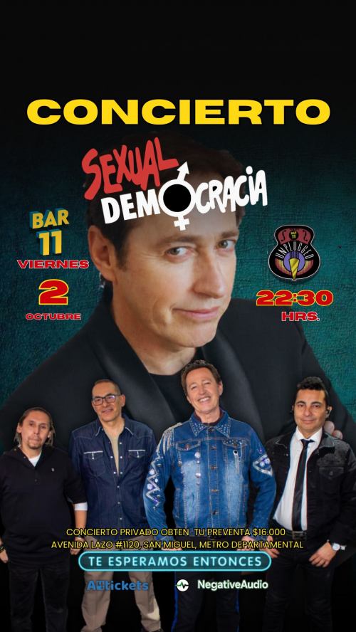 SEXUAL DEMOCRACIA UNPLUGGED EN BAR 11