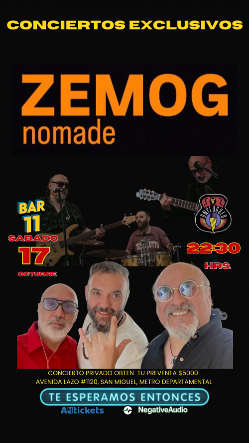 ZEMOG UNPLUGGED CICLO DE BANDAS EMERGENTES EN BAR 11
