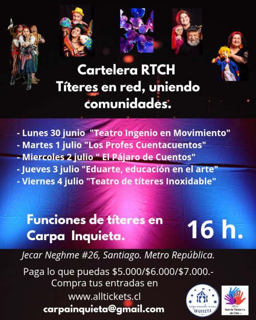  TÍTERES EN RED / TEATRO DE TÍTERES INOXIDABLE