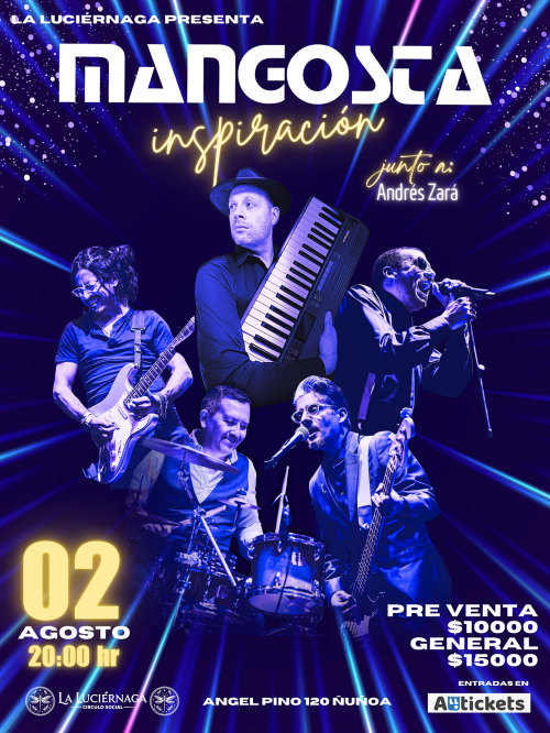  "Mangosta Inspiración" , junto a Andrés Zará + nueva música
